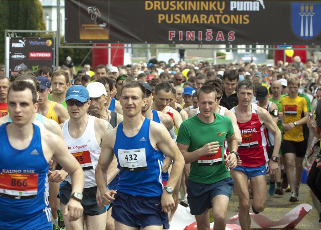 History In 2007 the first 15km running took place in Druskininkai.