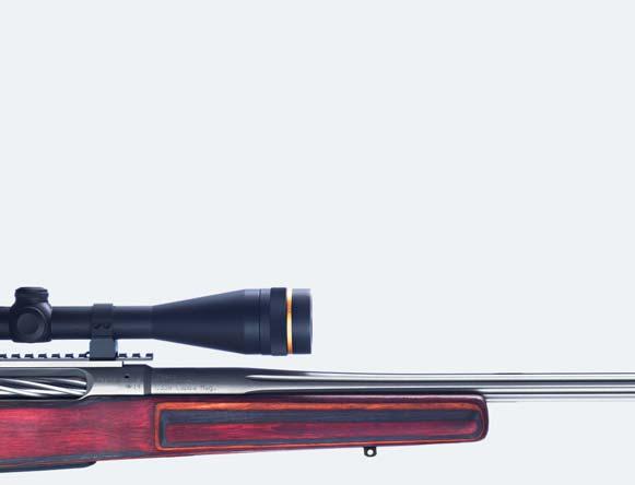 scopes Barrel flutes reduce weight and enhance barrel cooling Cheek piece