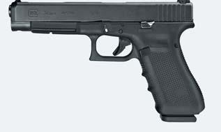 The firearm s locking assembly utilizes a breech end of barrel that locks into the ejection port cut-out in the slide.
