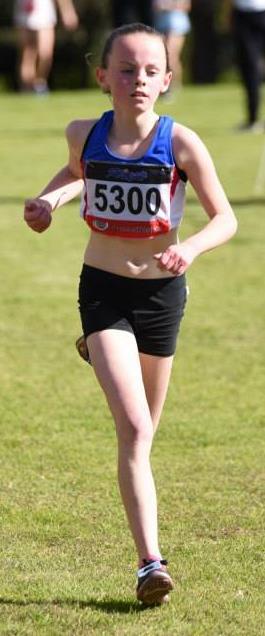 Sarah Playford finished in 20 th place in the combined U16 & U18 Girls 2500m event (11 th in