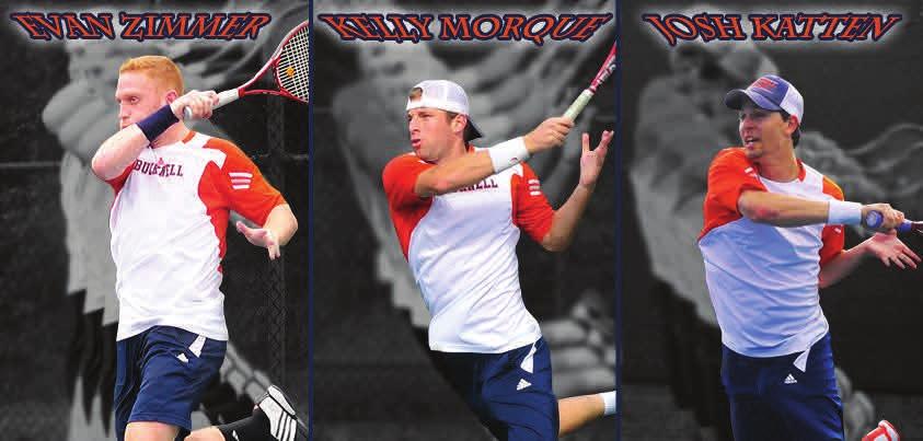 Evan, Kelly and Josh made an impact on the Bucknell Tennis program that will never be forgotten.
