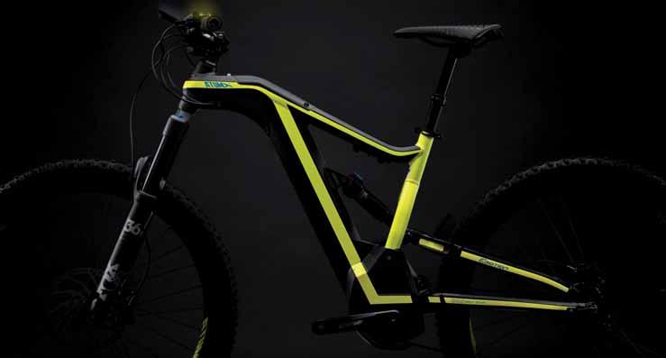 16 ATOM X REDEFINING THE LINES The new ATOM X frame, with groundbreaking lines, was designed entirely by BH R&D team after more than 3 years of research.