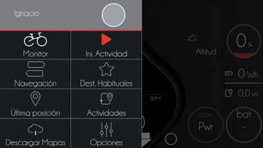 ATOM X E-BIKES 1 21 Navigation Calls User App User App User App Motor setting Sport