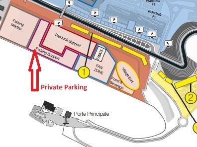 ACCESS TO THE SUPPORT PADDOCK: The MEL Support Paddock is called the ZONE ROUGE (see attached venue map).