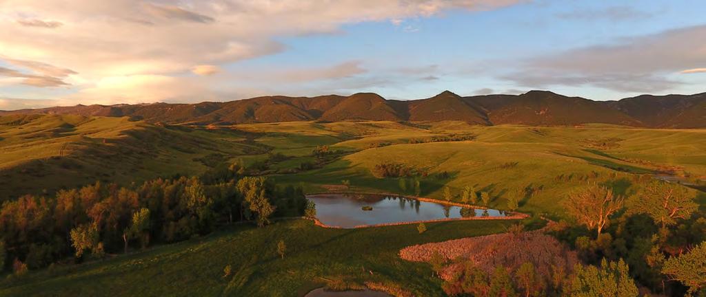 INTRODUCTION The highly coveted Bighorn Mountain foothills have been home to some of the West s most beautiful and private ranches.