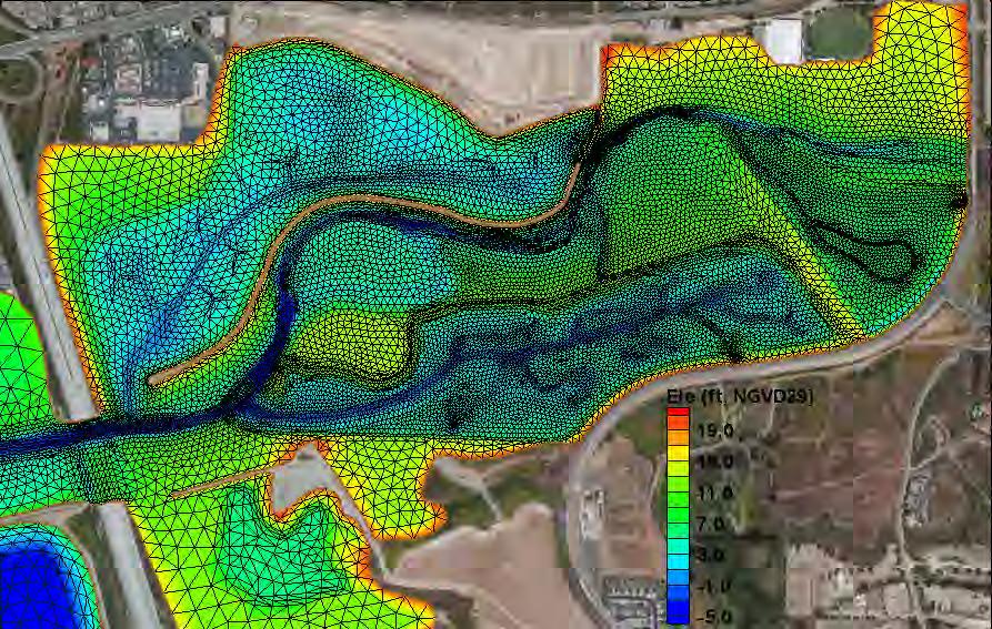 Modeling Mesh East of the I-5 Freeway for