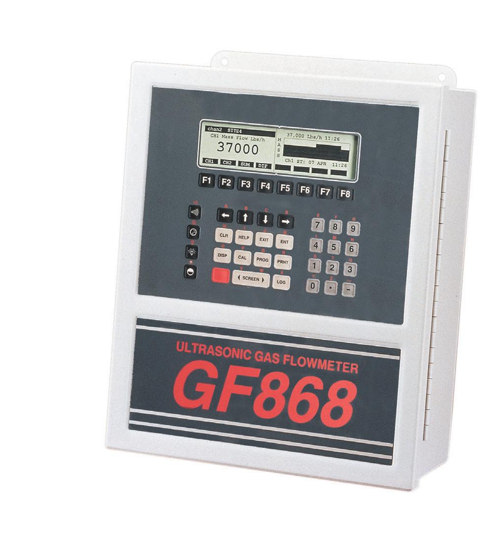 Applications Features The DigitalFlow GF868 flowmeter is a complete ultrasonic flow metering system for: Flare gas Track down or prevent losses from leakage with positive material identification