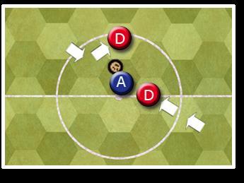 *This tactic can only be played right after attacker makes a medium or  Pressing Choose a maximum of