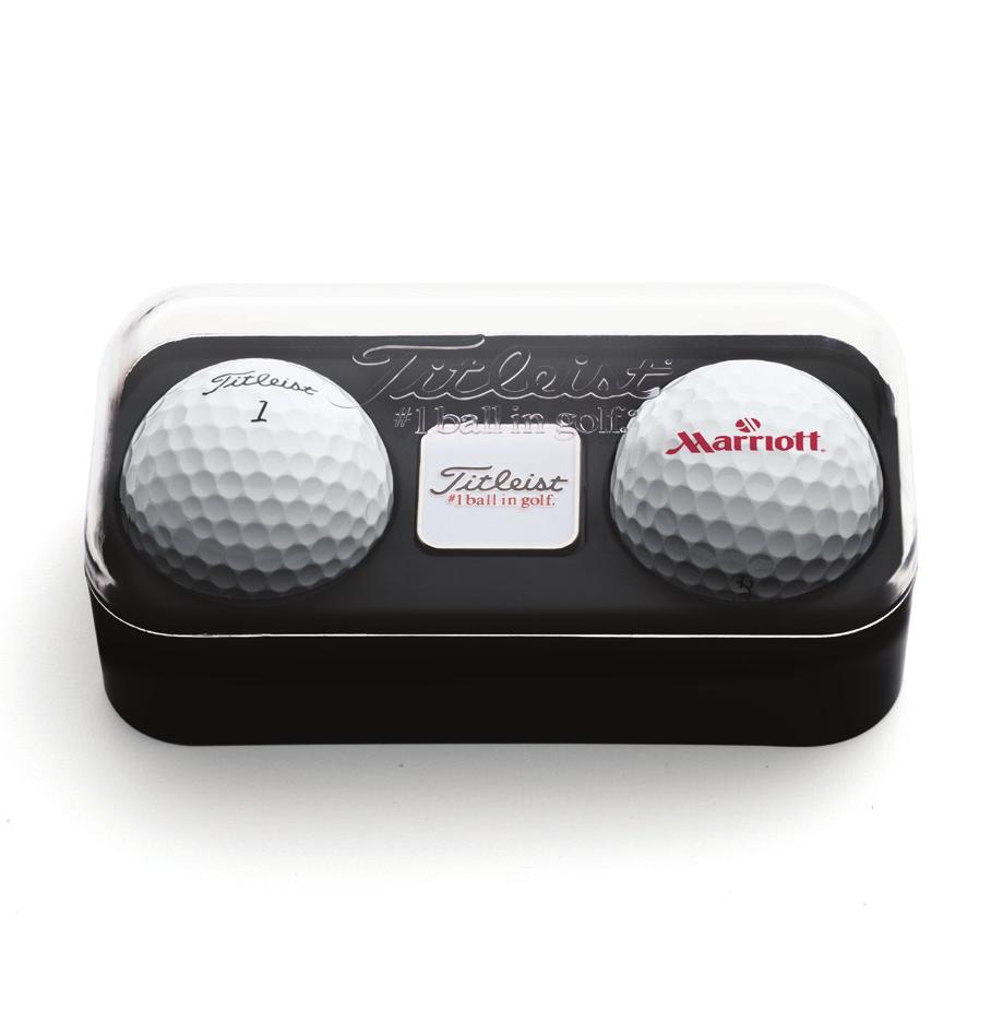 TITLEIST 1-Ball Box Individually boxed custom golf balls without the lead-time of a custom box.