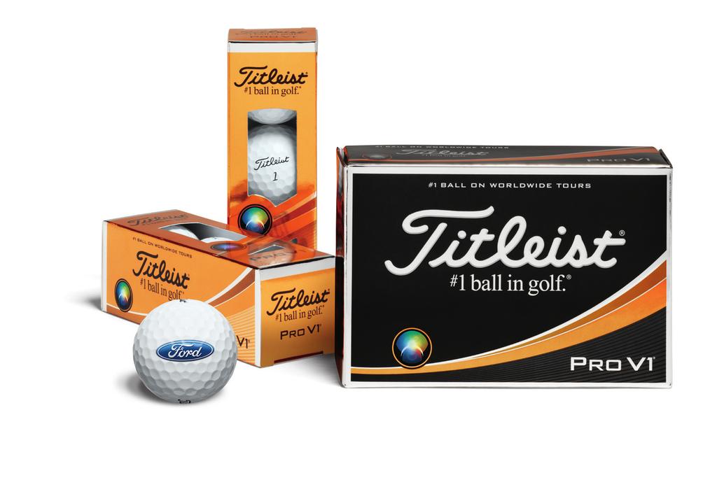 TITLEIST Dome Label 4-Ball Box Your logo prominently displayed under a 3-dimensional dome.
