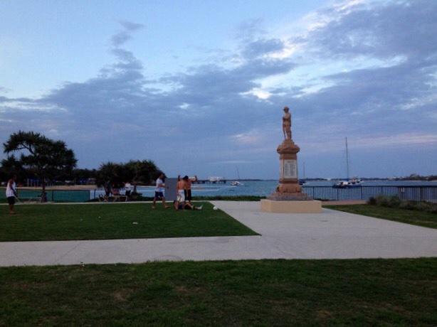 Southport Memorial on the Broadwater The end It's