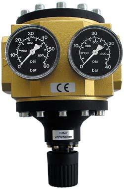 Pressure Regulators STANDARD 3 Pressure regulator (diaphragm type) with servomechanism. Port sizes G 1 1 / to G.