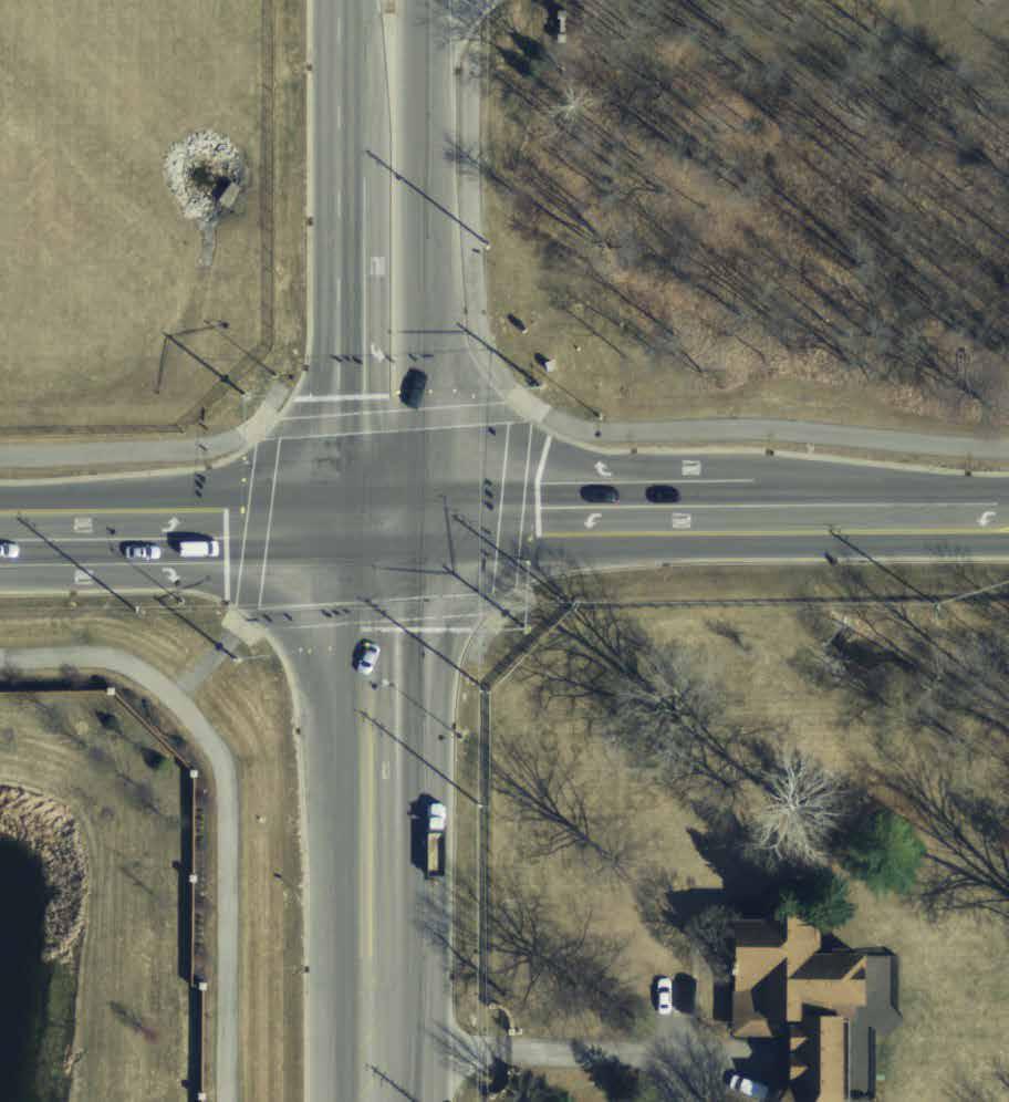 increasing Oak Ridge Road traffic LEFT TURN LANES THROUGH LANES Most right-of-way acquisition required