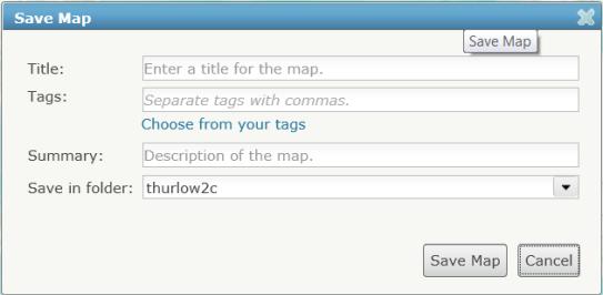 Tip: Remember to click Save before you sign out of ArcGIS Online or close your browser to save all map updates.
