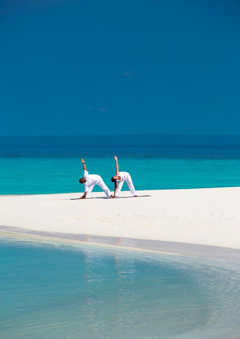 YOGA Yoga is an intrinsic part of the overall Ayurveda journey, and our paradise island hideaway is a breathtaking setting in which to practice.