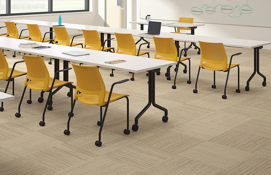 Illuminate the Classroom From lecture to library, Lumin 4-leg chairs combine elegance and comfort in learning environments.
