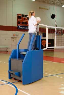Portable Pro II volleyball system Portable Pro II volleyball system 1654075 Completely freestanding volleyball net