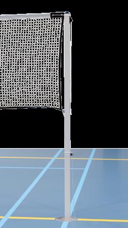 Badminton Badminton net, recreational 1653210 Nylon net, meshes 19x19 mm, dim 610x76 cm, thread 0,8 mm.