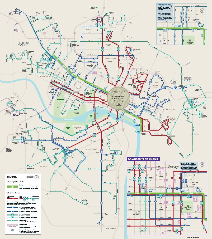 Richmond Transit Network Plan & Henrico County Route Adjustments Take effect June 24, 2018 with the Pulse
