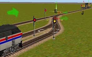 Why? Because we know that the SD40 is going to either enter the industrial area or move past the signal at J and continue in that direction.