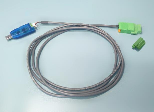 1-50 190-10371 Extension Cable 5m PVC Waterproof lock-release mounting connector type for flowmeter connection. Open wires at cable end for connecting to other equipment. 2b LFE-E.