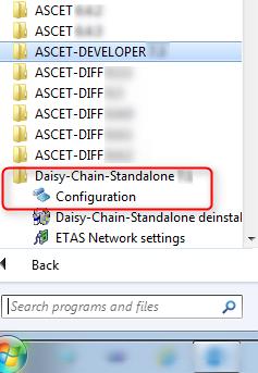 Answer Hw t start the Daisy Chain Cnfiguratin Tl: Windws Start In search text field: Type daisy Under Prgrams Daisy Chain Cnfiguratin The Daisy Chain