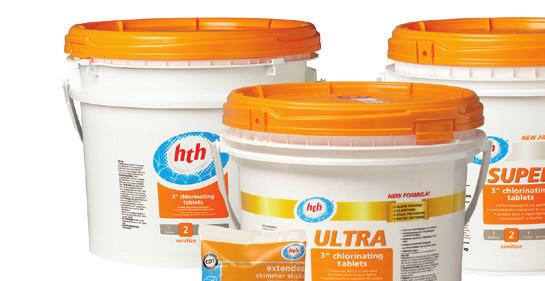 STEP 2: Sanitize 13 HTH Pool Care offers two types of chlorine-based