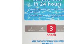 These test strips provide a clear indication of the need to shock your pool, especially when any of the following