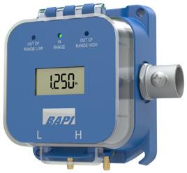 ZPS-EZ Features Multi-range pressure transmitter optimized for control panel mounting Two pressure range models, all ranges are field selectable within each model Three field selectable outputs: 4 to
