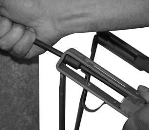 Your foot strap and bungee heel cords should be already attached to your treestand.