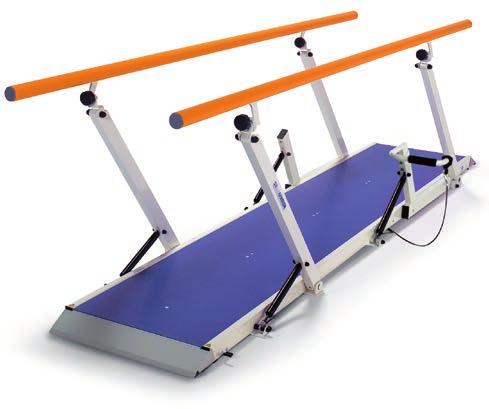 TM Rehabilitation Parallel Bars - Plus Line 01327 PARALLEL BARS PLUS 3 M TILT It is a 3-meter long parallel bar system used for physical or rehabilitative training activity and includes painted steel