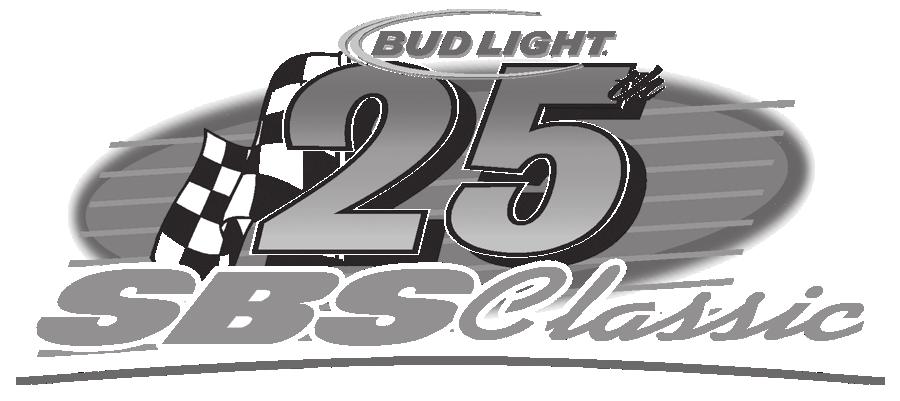 25th annual BUD LIGHT SBS CLASSIC 75 Sunday, Sept. 4th, 2016 For Small Block Supers $2,200 To Win! SBS QUALIFYING PROCEDURE: 1. All SBS will time trial on Friday.