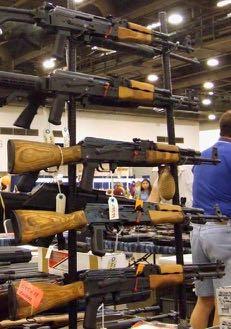 Civilian, semiautomatic versions are available at nearly all gun shows in many