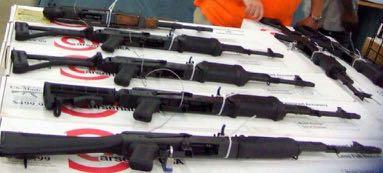 Most AK rifles are imported; these can sell for just over $300.