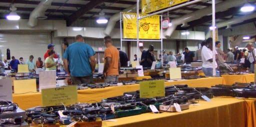 1 2 3 Shoot Straight Sports This licensed retailer in Florida sells all types of firearms and can occupy dozens of display tables.