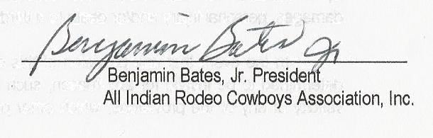 RESOLUTION OF THE BOARD OF DIRECTORS OF THE ALL INDIAN RODEO COWBOYS ASSOCIATION, Inc. Approving the Amendments the Corporate Rules and Bylaws of the All Indian Rodeo Cowboys Association, Inc.