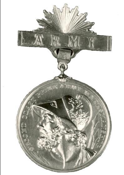 D-6 1881- Army second class Initially made in gold, then in 1897 and later, in silver.