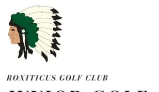 Mission Statement: The Roxiticus Professional Staff is dedicated to helping our juniors develop golf and life skills through a variety of fun and competitive programs both on