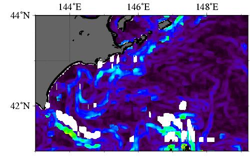 Results and Discussion Potential Fishing grounds estimated by SST gradients