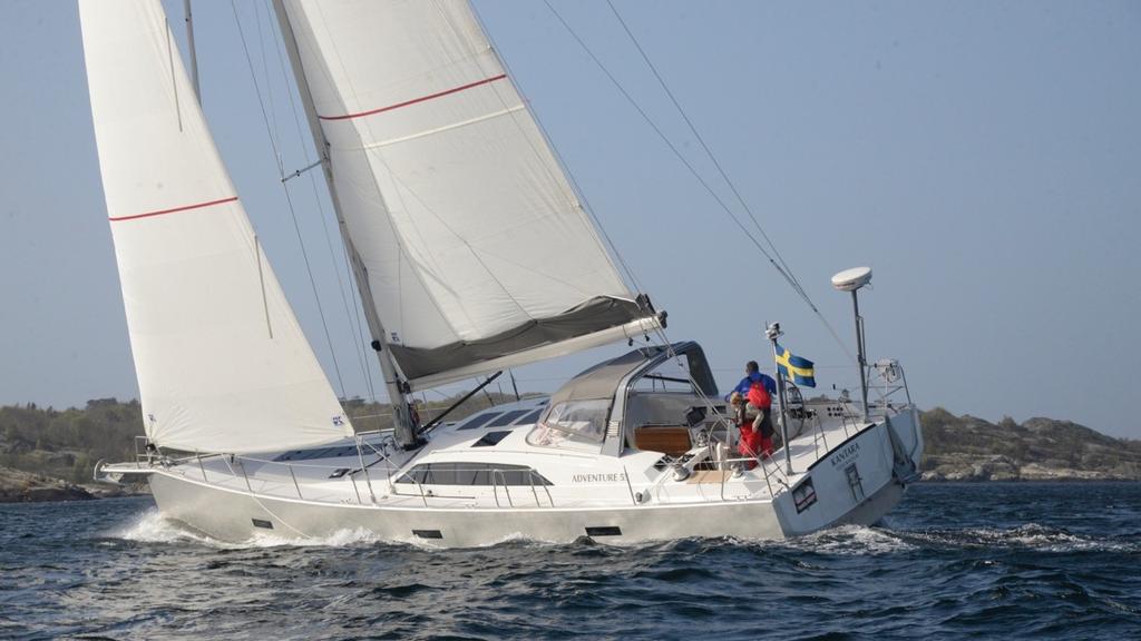 Adventure 55 / 2015 Explore the world This is a yacht that prides itself in a superb construction quality and high performance, as it is easily handled with a shorthanded crew, in varied and
