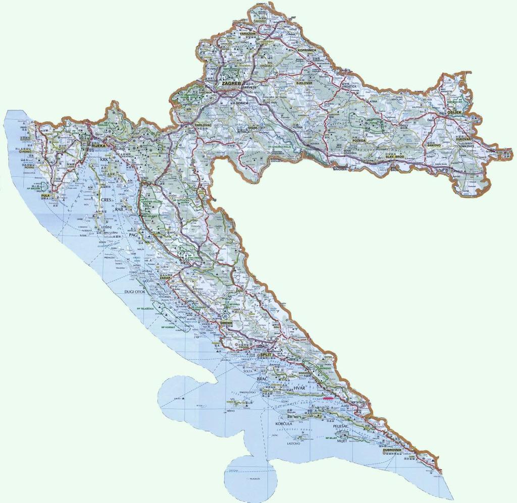 Croatia Total area: 87.