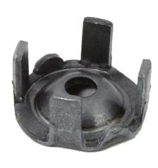 Style C Brket /6" Formed For flt wlls or tth to Pipe nd Round Tue Posts with Style H Adpter.