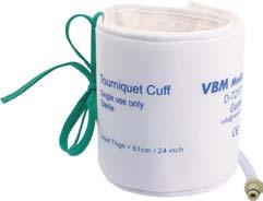 Tourniquet Cuffs Product details Silicone Bladder Silicone material is elastic and acts as a low pressure cuff (as wider the cuff as lower the inflation pressures needed) Durable and high quality