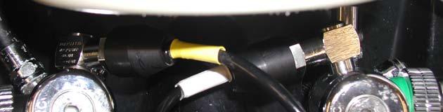 . Ensure the small cell retaining ring is inserted into the Y-Shaped cell holder; this prevents the sensor from becoming dislodged from the jack plug.