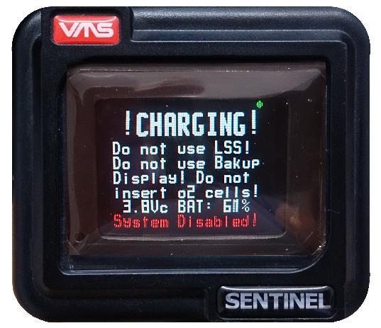 The user should keep the batteries recharged and topped up to ensure there is always maximum capacity for any dive.