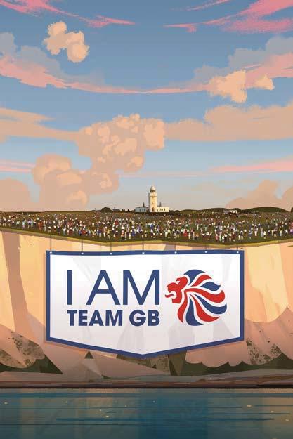 Our key image, used across every touchpoint, presented an ordinary Briton standing alongside a Team GB athlete.