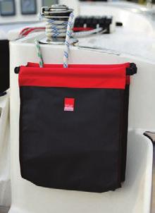 COCKPIT BAG Store your halyards & sheets in this handy storage bag. SEA RAIL BAG WITH INTEGRATED RAINCOVER Store your knife, VHF, tablet etc. in this handy sea rail bag.