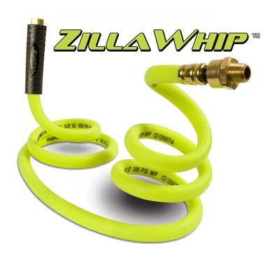 portable air reel, manual layering guide w/ Flexzilla air hose, 1/4 in.