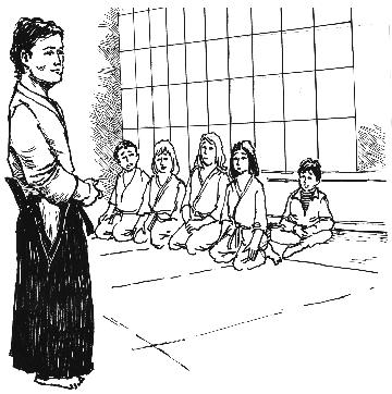 Aikido. Egbert bowed as she had done and they went into the dojo.