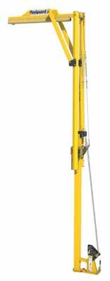 Ideal in areas with no overhead obstructions and door height restrictions.